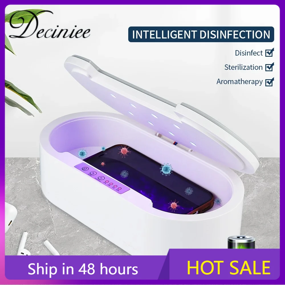 Multi Functional Voice Disinfection Box UV Nail Tools Sterilizer Aromatherapy Disinfection Box Manicure/ Make Up Tools/ Jewelry