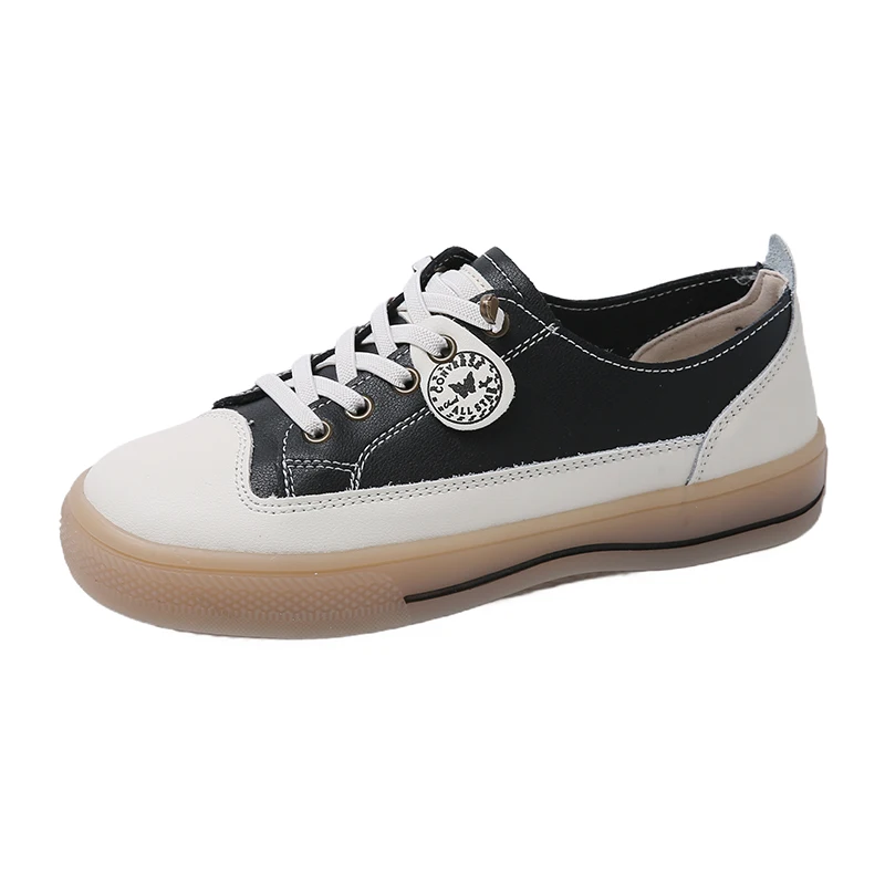 

2025Women Flat Shoes Summer Breathable Cutout Casual Shoes Ladies Soft Bottom Genuine Leather Flats White Shoes Woman