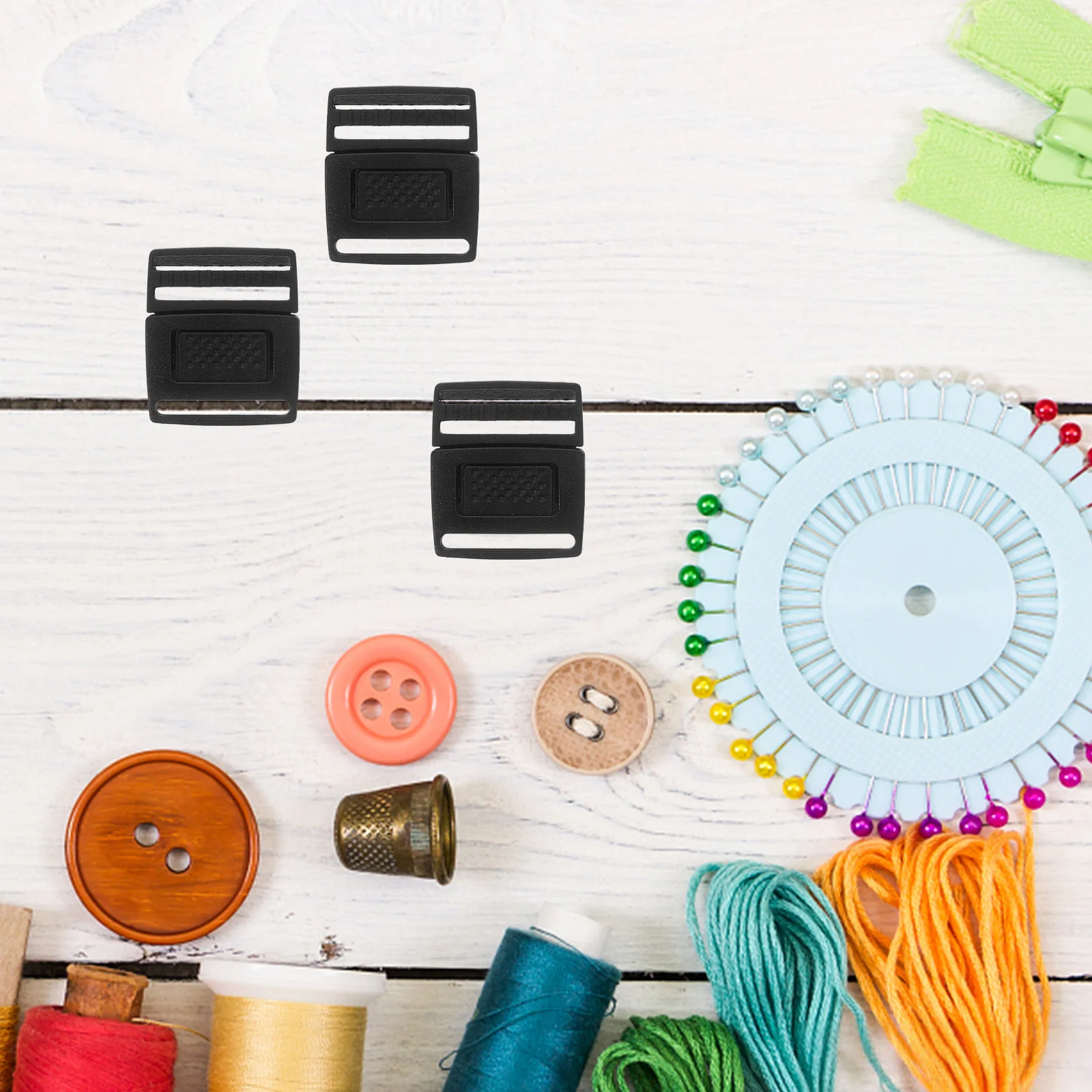 

100pcs Hat Buckle Center Release Buckle Plastic Adjustable Strap Connector For Bags Pet Collars Hiking Diy Belts Quick Release