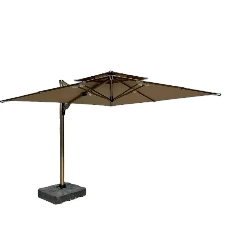Large Family Party Parasol Roman Sun Umbrella for Villa Terrace Garden Patio Beach Outdoor Furniture