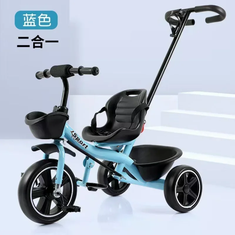 Wholesale Children's Tricycles Pedal Bikes Baby Hand Push Bikes Toy Bikes for Children Aged 1-3-5-6