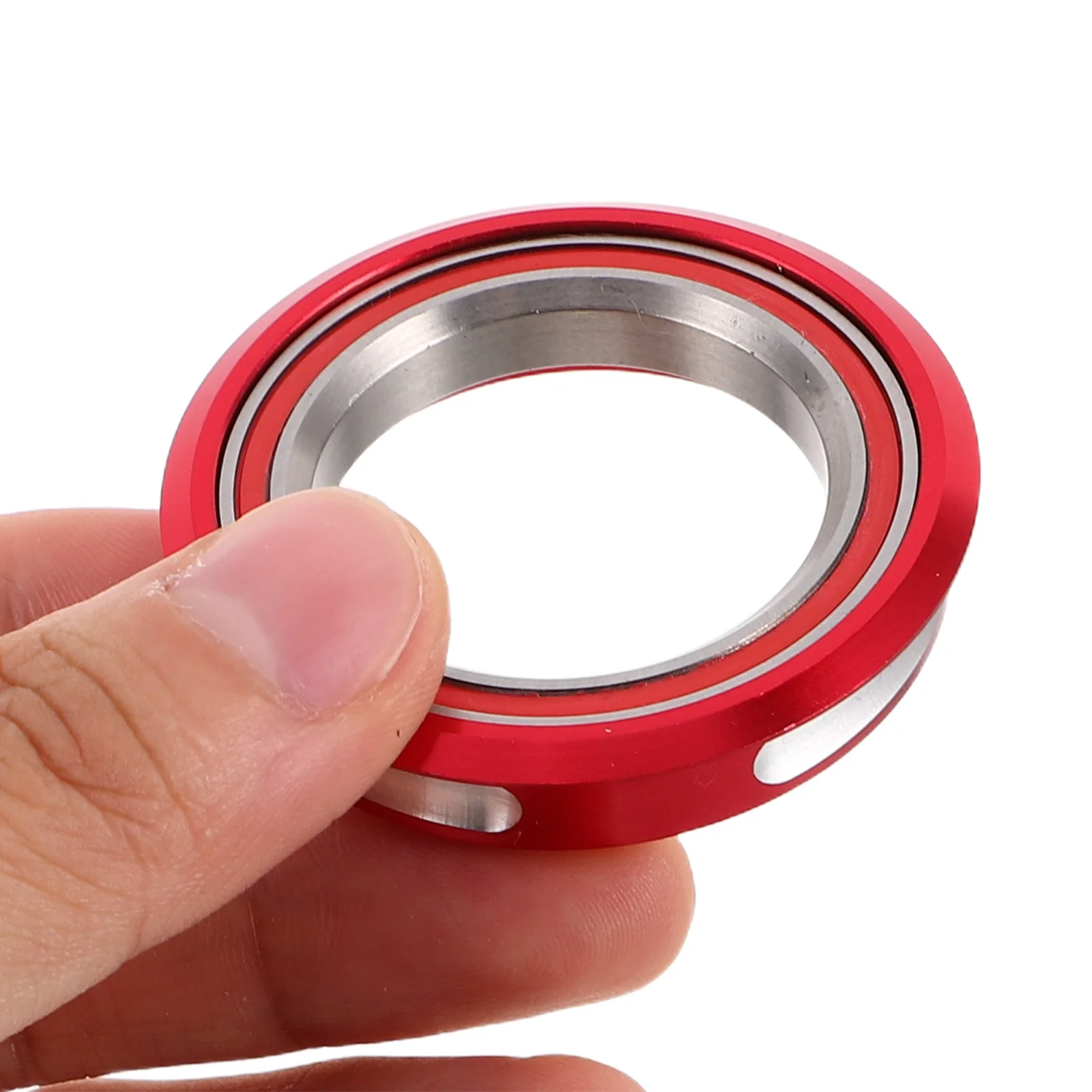 

Bicycle Headset 44Mm Threadless Sealed Aluminum Alloy Folding Bike Steering Bearing Smooth Replacement For Mountain Road