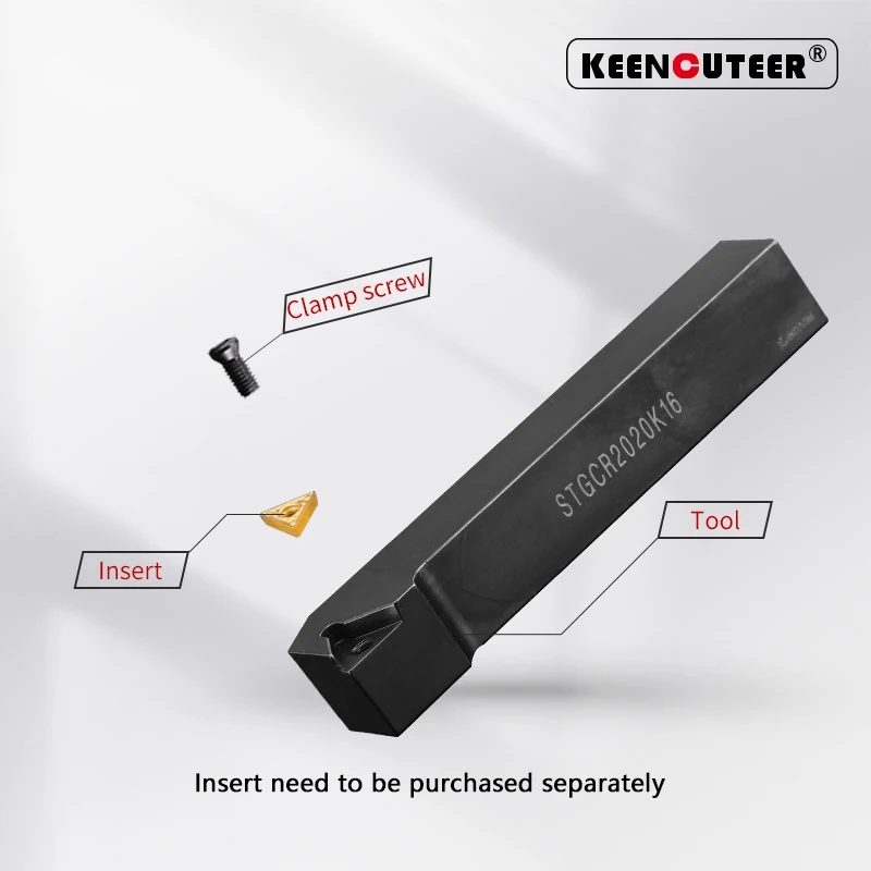 External Turning Tool STGCR STGCL STGCR1212 STGCR1616 STGCR2020 STGCR2525 Cutter Bar CNC Lathe Bar Turning Holder