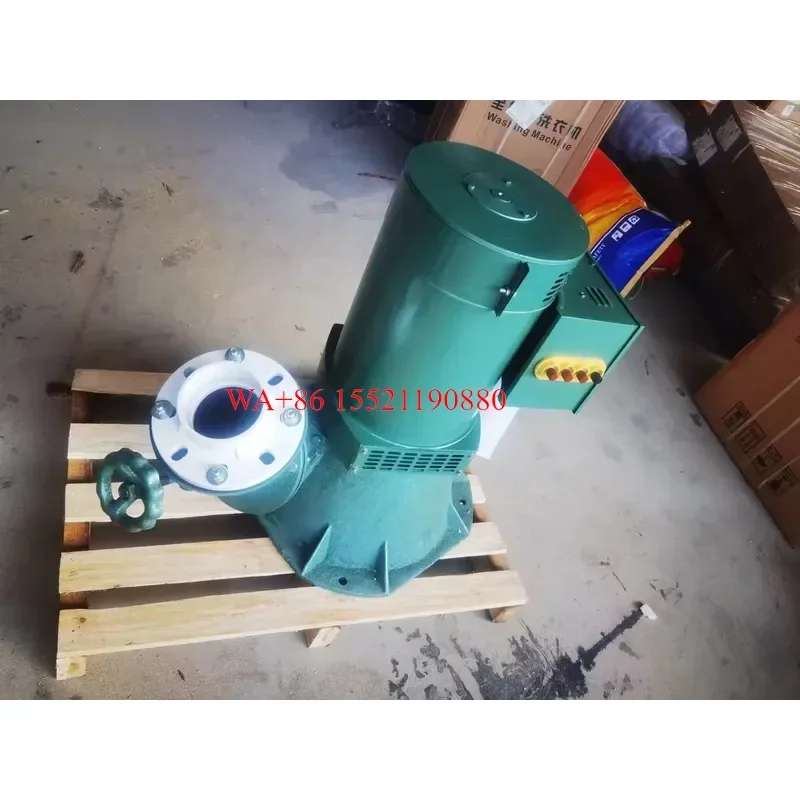 WMWMNU Hot Sale 500W 800W 1000W Mini Hydro Generator River Turbine for Residential Home Use Factory Price Hydraulic Turbine