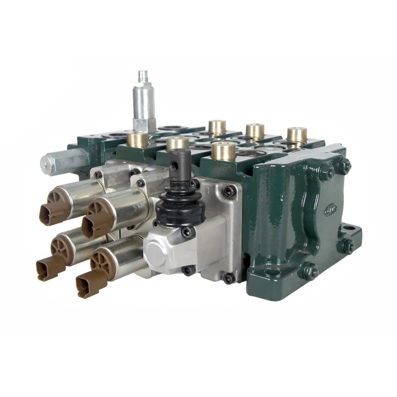 Chine fournisseurs électriques avancés vannes de commande directionnelles 80 Lpm vanne électrique monobloc hydraulique 12v