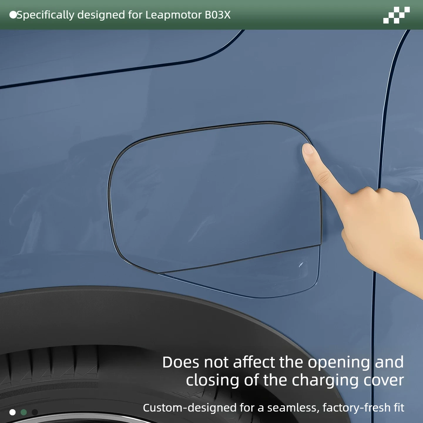 For Leapmotor B03X A10 Car Charging Port Sealing Ring Charging Rainproof Waterproof Protection Seal Strip Dedicated Accessories