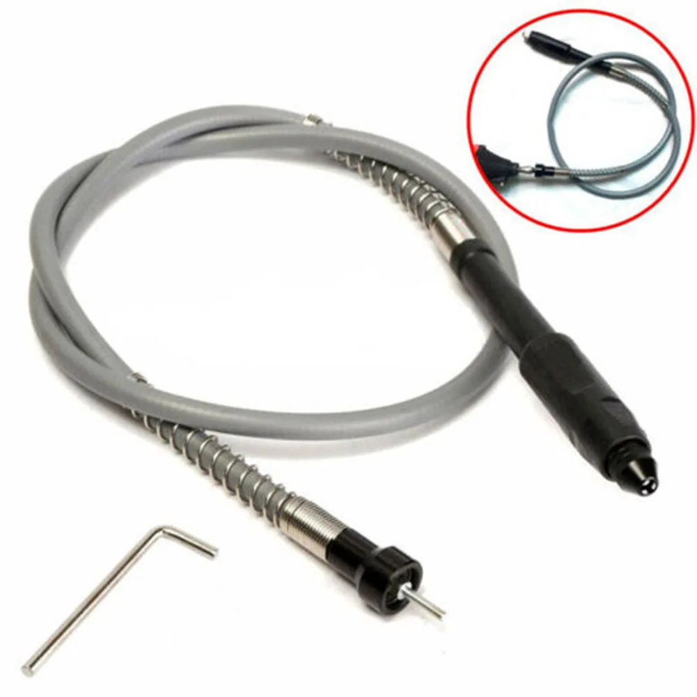 

Grinder Flexible Shaft for Rotary Tools with 0.3-3.2mm Adjustable Chuck Rubber Plastic Construction 8000-12000 RPM