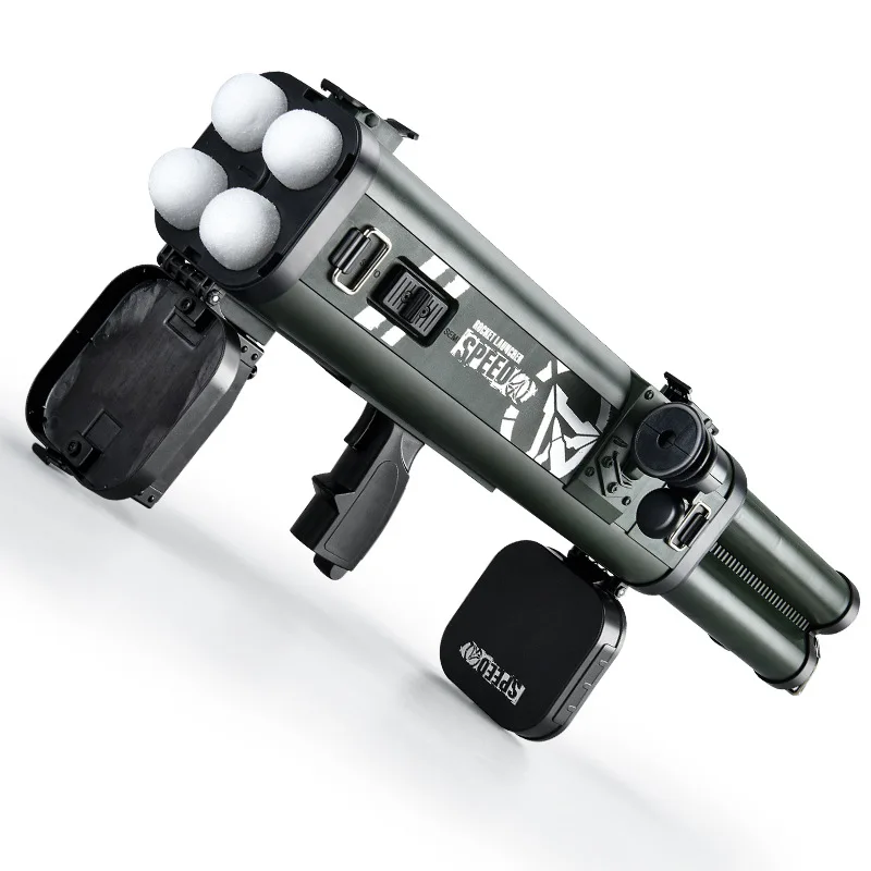 Eva Bullets Gun M202 Quadruple Rocket Launcher Toy Gun Shooting Soft Bullet Weapons For Child Boy Outdoor Shooting Fake Gun Toy 