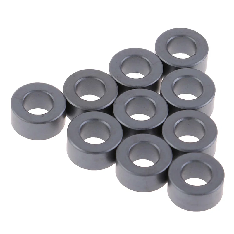 Lot de 10 filtres Anti-interférence en Ferrite de Zinc, anneau magnétique, haute fréquence, taille 14x8x7mm