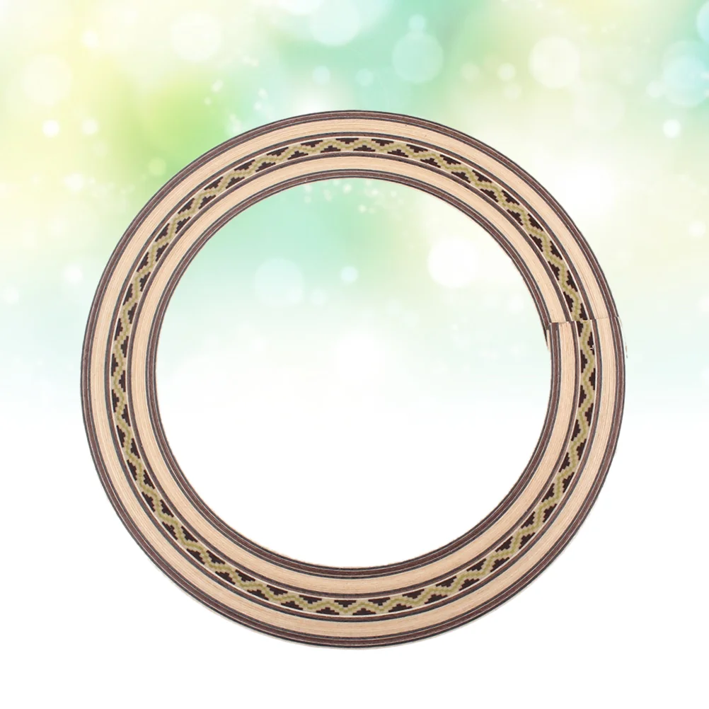 

Guitar Rosette Accessories Acoustic Guitar Sound Hole Soundhole Rosette Wooden Guitar Parts Accessories GXB05 (Brown)