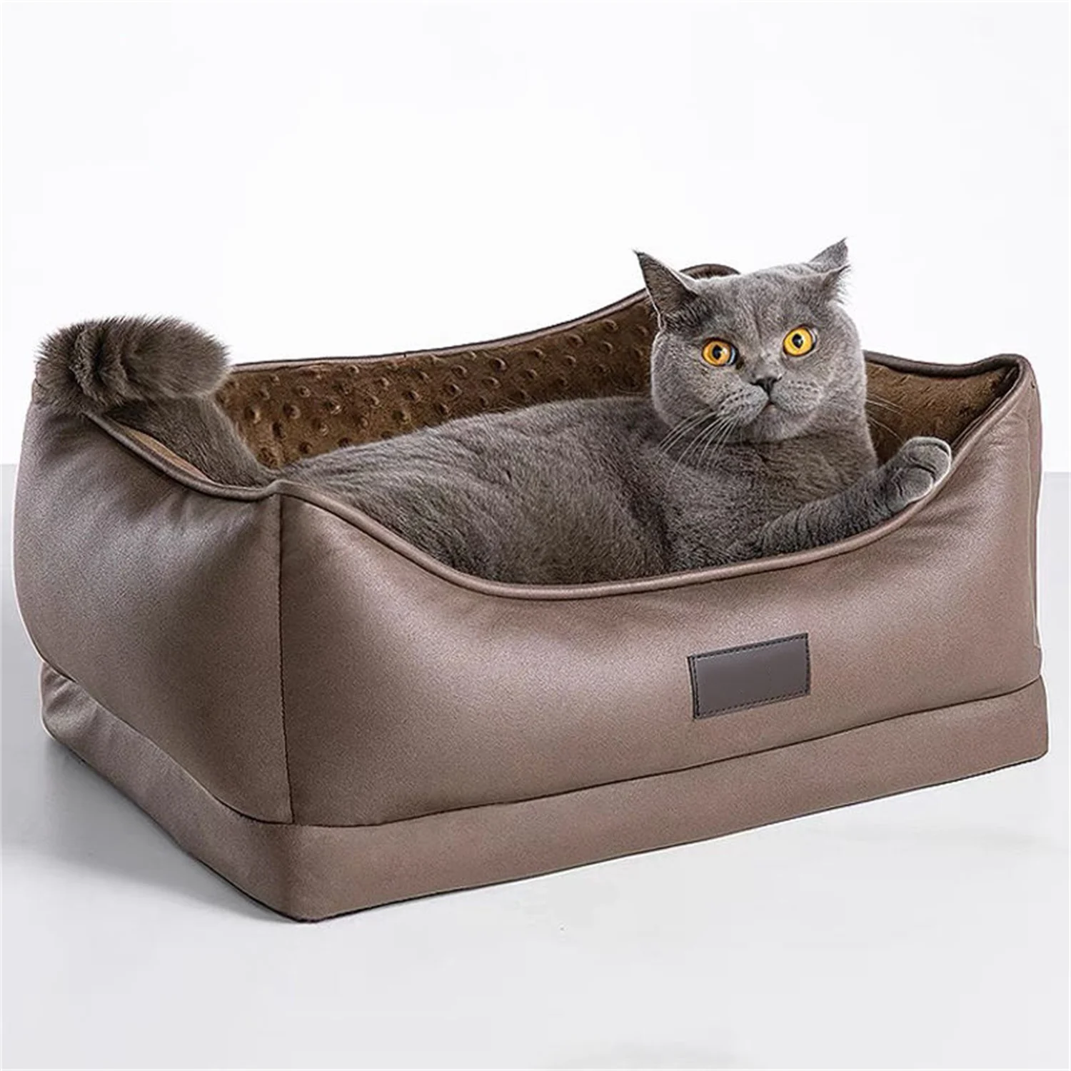 Sofás inteligentes para gatos con temperatura fría y calor ajustable de alta calidad, cómodo sofá cama para mascotas con nido para gatos