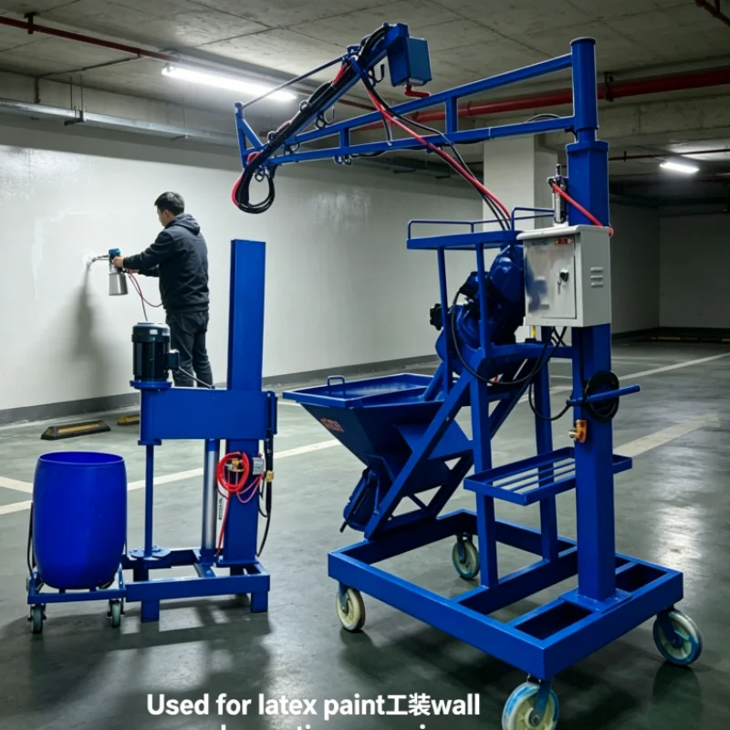 Factory 300-1600kg/h European Style GRC Sprayer with Mixer Relief Crafts Equipo Proyección