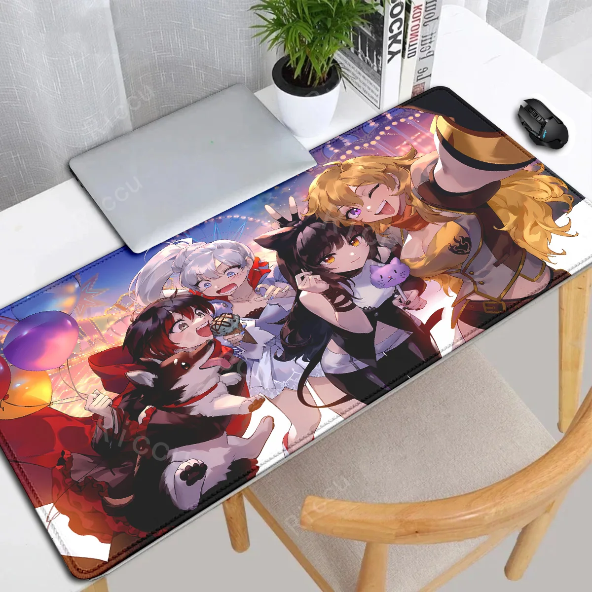 Anime R-Rwby Cool mousepad teclado mouse pad Laptop Gaming Accessories Mausepad Large Desk Mat Computer Gamer Keyboard Rug Carpe