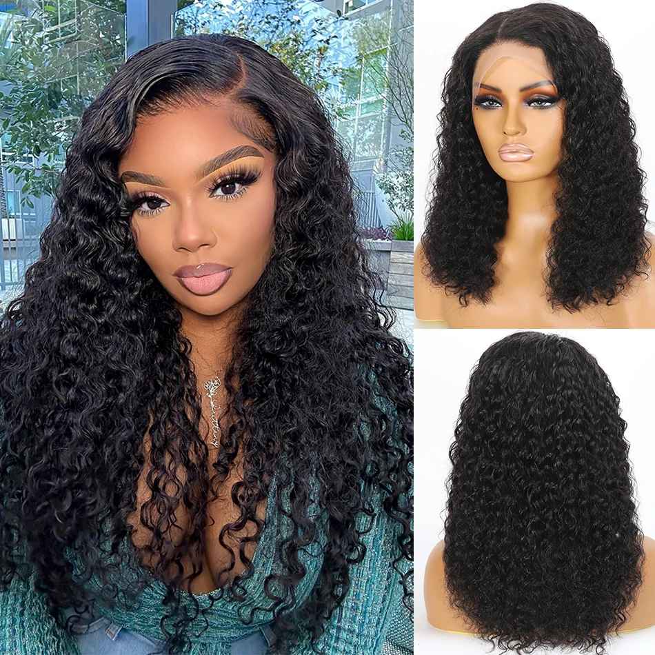 

100% необработанные монгольские вьющиеся парики из натуральных волос на кружеве спереди, плотность 200, глубокие вьющиеся парики 5x5 HD, кружевные бесклеевые парики с закрытием