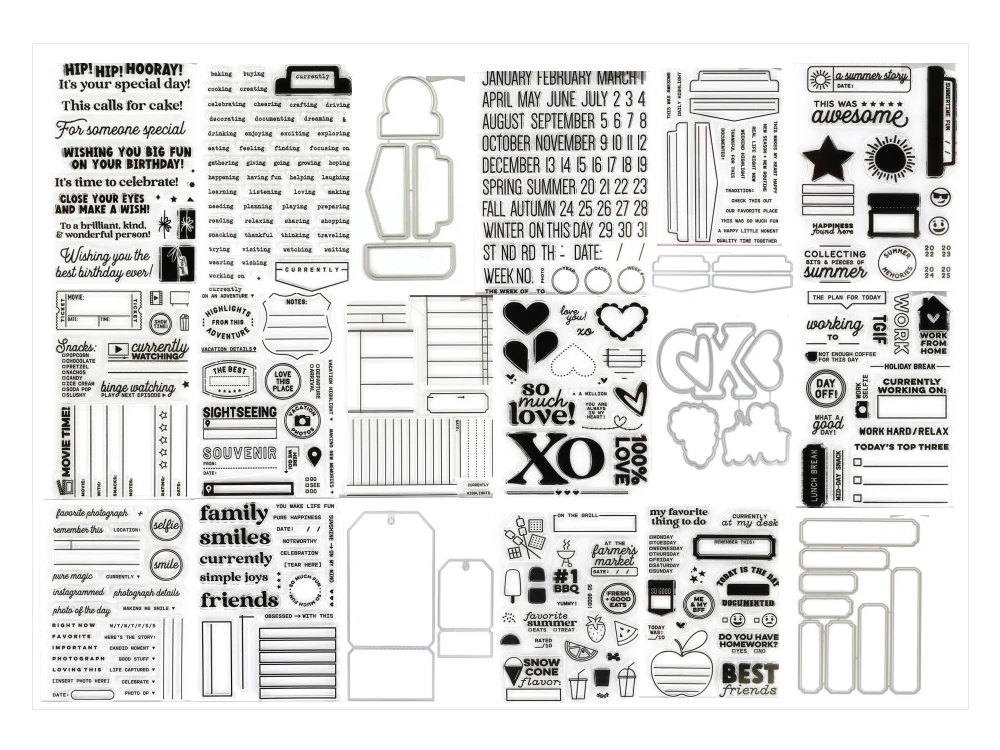 New  English  Transparent Clear Silicone Stamp/Seal for DIY scrapbooking/photo album Decorative clear stamp/5447