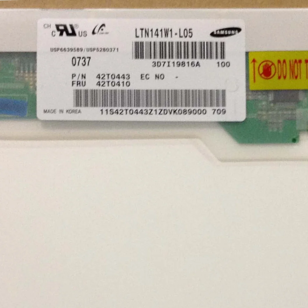 LTN141W1-L05 fit LTN141W1-L03 L05 L01 L04 LP141WX3 N141I3-L01 LTN141AT02 B141EW02 V.3 LTN141AT03 B141EW01 30pins LVDS