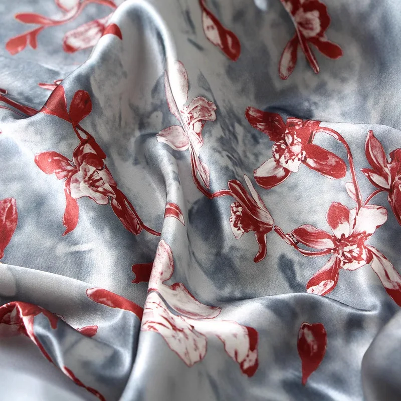 2025 New Summer Temperament Floral Midi Skirt Casual Streetwear Women's High Waist Elegant Slim Mid Length Fishtail Long Skirts