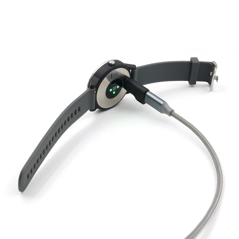 USB Tipe C betina Ke 4Pin konverter pengisi daya untuk jam tangan Garmin Quatix 5 safir Vivosport Vivoactive 3/3T D2 Charlie