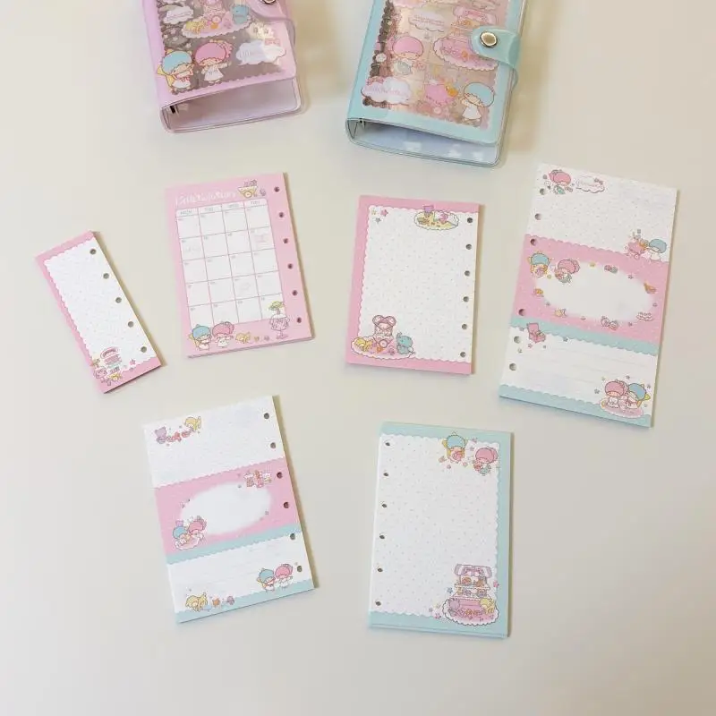 Kawaii Little Twin Stars A7 Hand Account Internal Page New Japanese Anime Cartoon Rabbit M2.5M5 Loose Leaf Replacement Core Gift