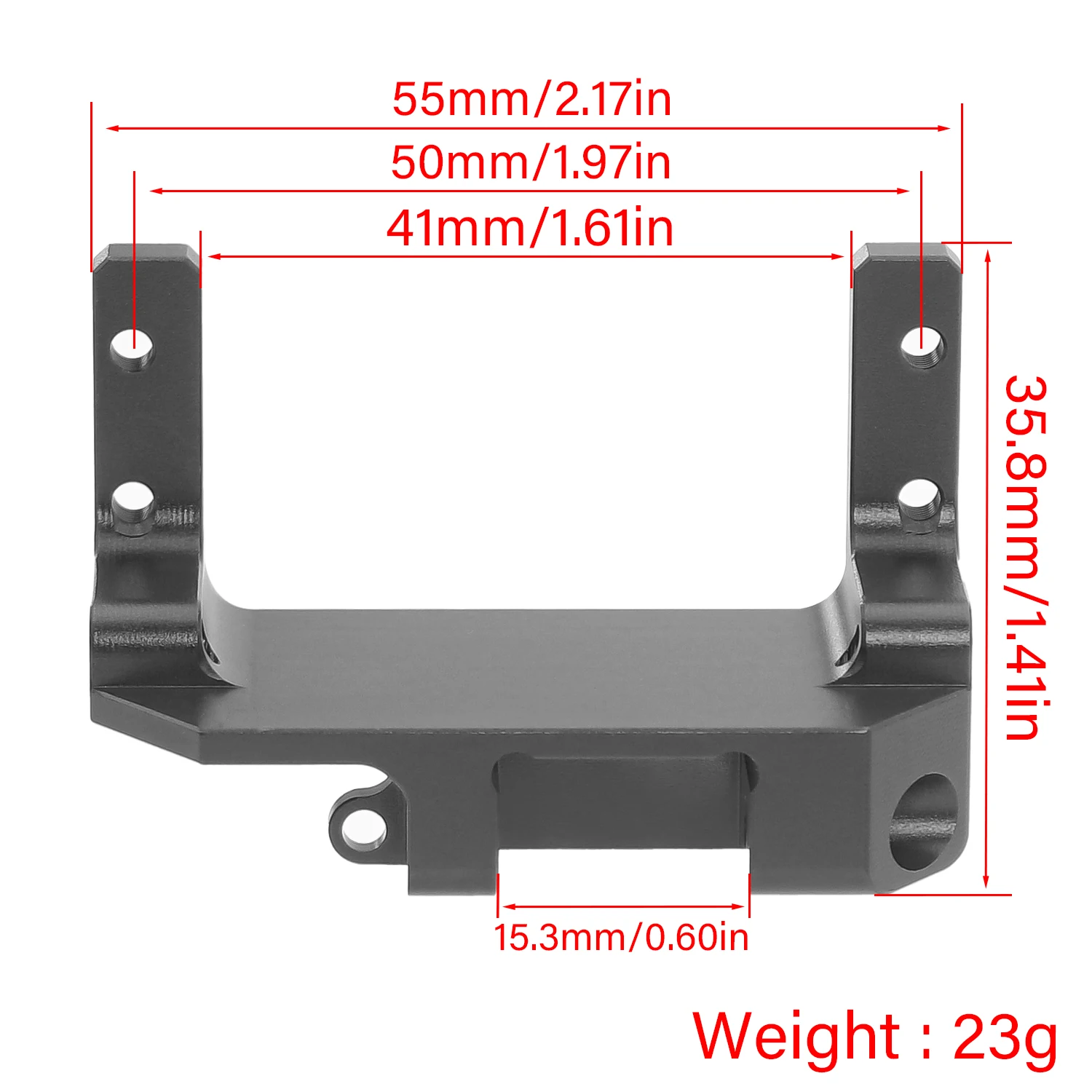 Servo Mount AR45P Portal Axle 4-link Suspension For 1/10 RC Crawler AXAIL SCX10III CNC Aluminum Alloy Upgrade Parts