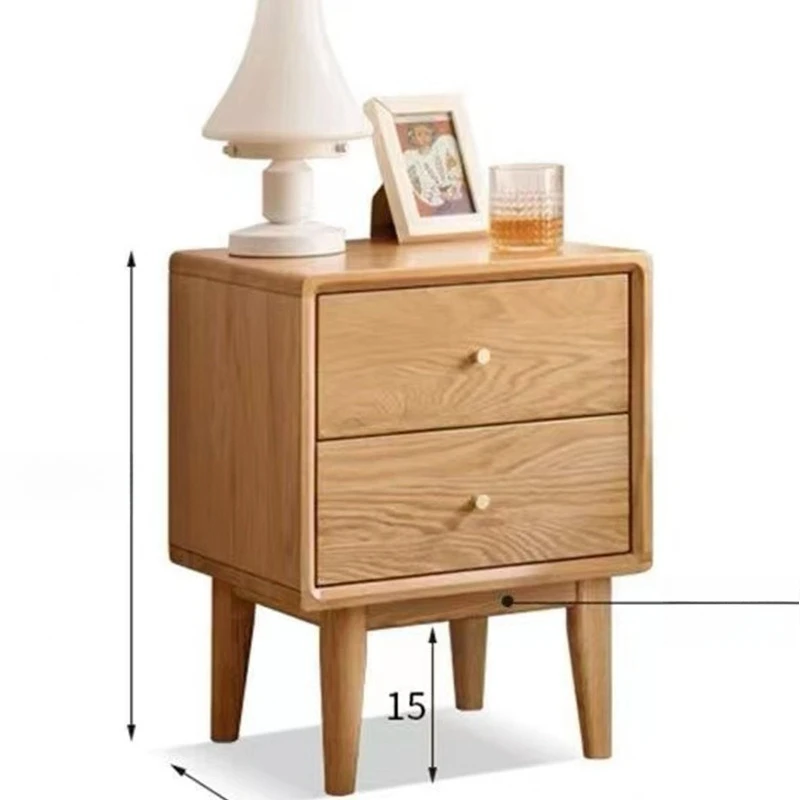 All solid wood bedside tables, bedroom lockers, log storage cabinets