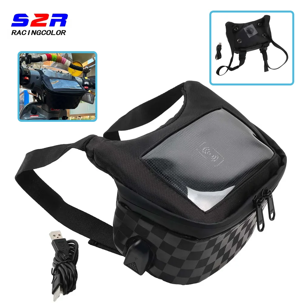 

For YAMAHA Tricity 300 155 125 Motorcycle Accessories Tool Storage Bag Touchscreen Phone Navigation Bags For SYM MAXSYM MAX SYM