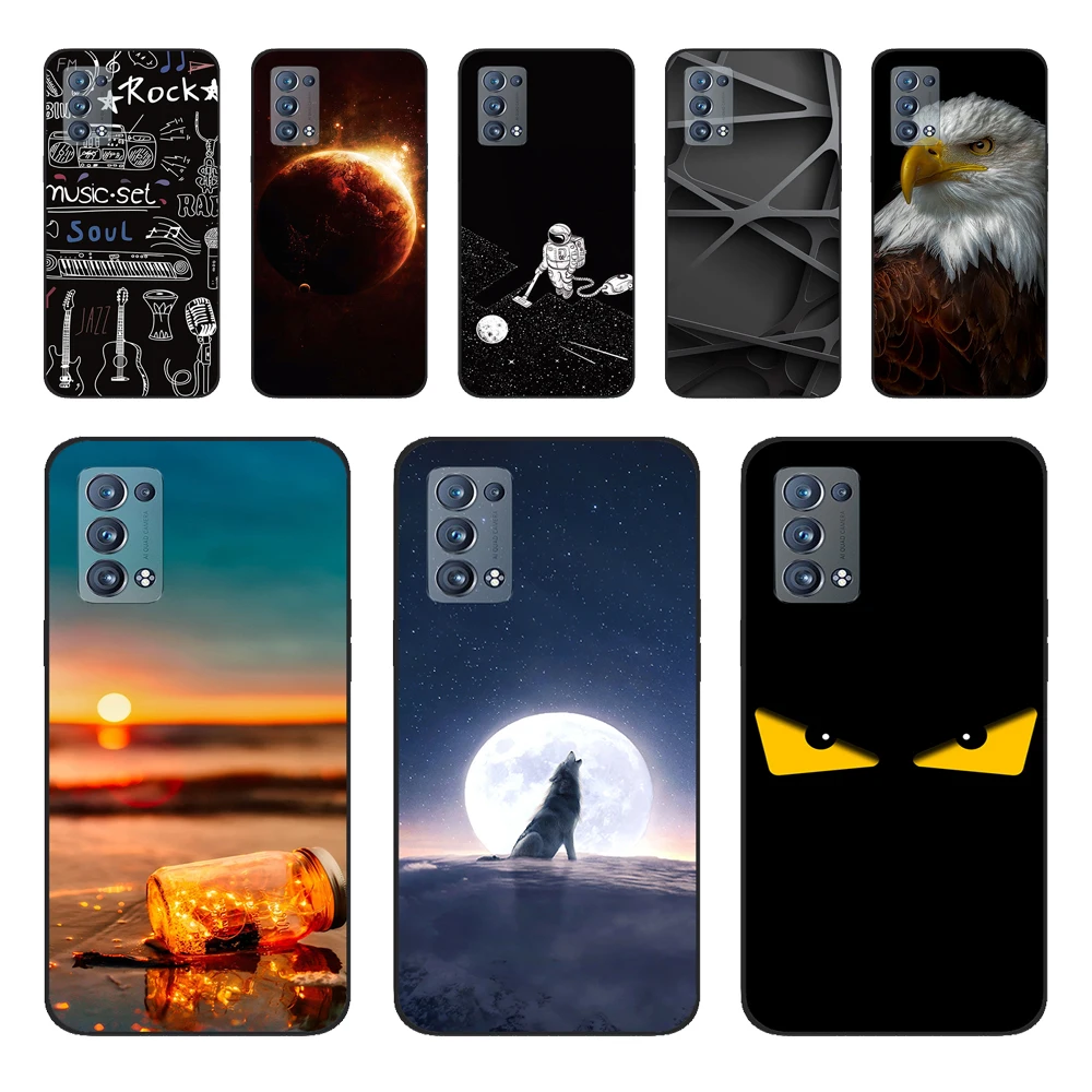 For Oppo Reno 6 Pro 5G CPH2247 Case Silicon Back Cover Phone Case For Oppo Reno 6 Pro 5G 6.55\