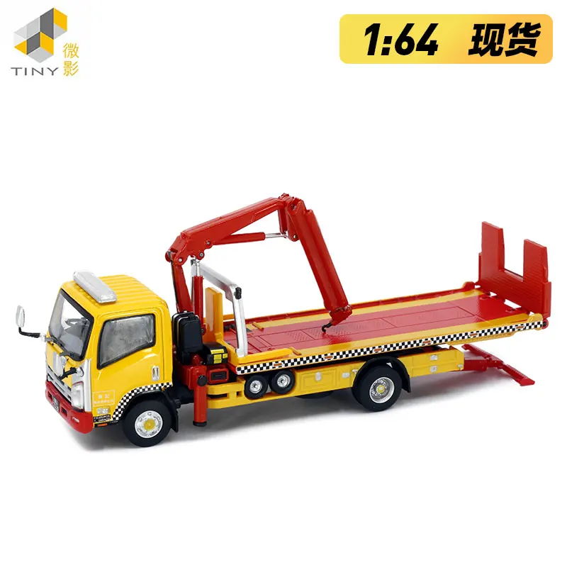 1-64-mc27-isuzu-n-series-modello-in-miniatura-pressofuso-in-lega-porta-rimorchio-piatto-decorazione-per-adulti-giocattolo-per-ragazzi-regalo-di-festa-per-bambini