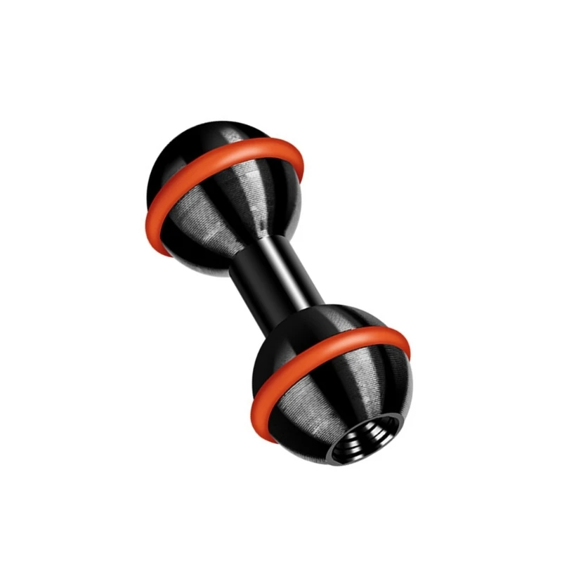 1 بوصة محول رأس الكرة سبيكة الألومنيوم مع موضوع و 1/4inch ل camcorders