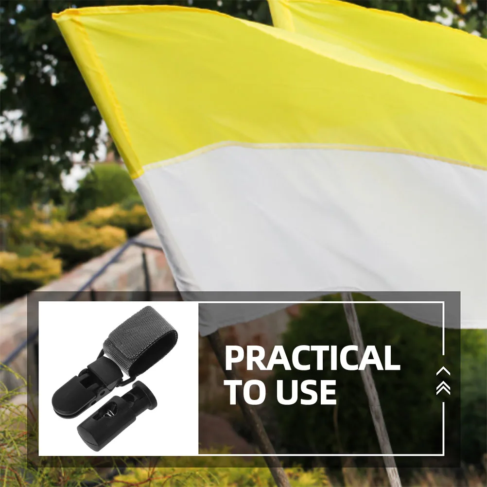 

1Set Garden Flag Holder Clips Anti-Wind Plastic Stopper Lawn Banner Clamp Mailbox Flag Banner Stopper Banners Fixing Stoppers