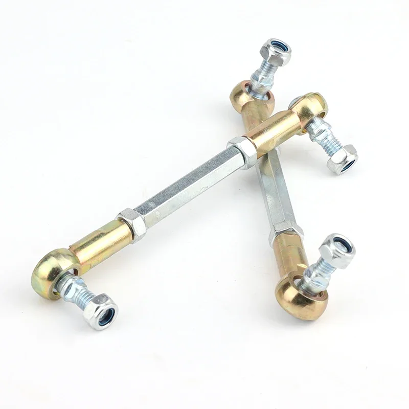 M8 80mm-280mm Steering Tie Rod Kit Ball Joint For 49cc 50cc 2 Stroke Electric Mini Kids ATV Go Kart Buggy Scooter Quad E-Bike