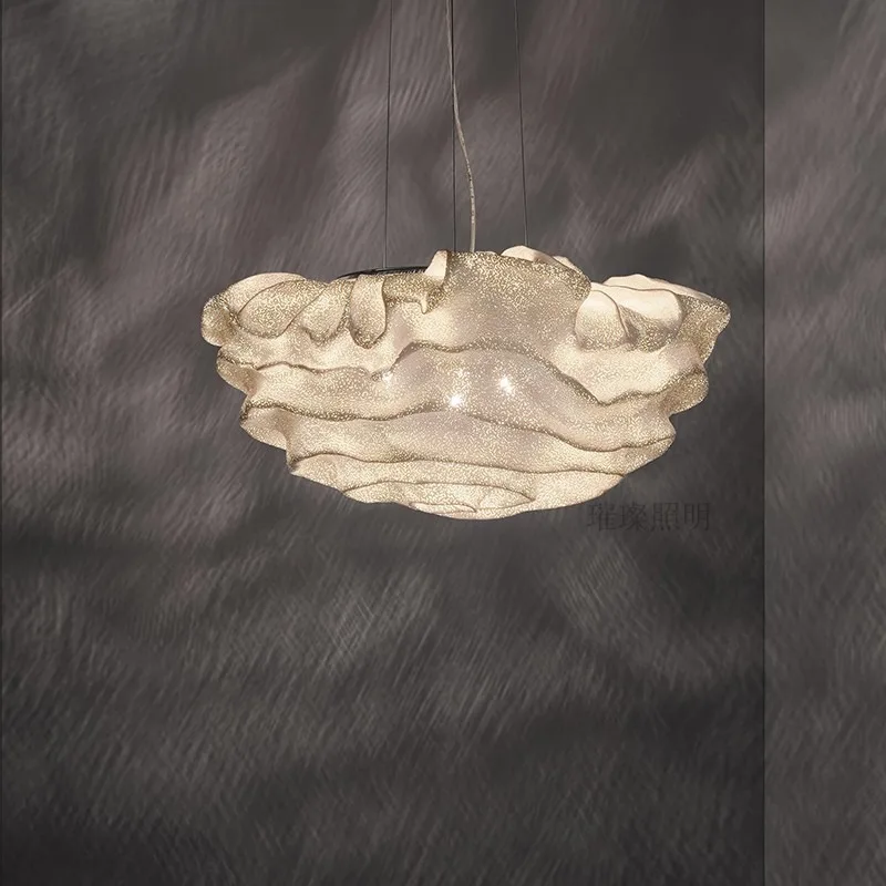 Nordic living room dining room cloud chandelier, modern art bedroom study chandelier