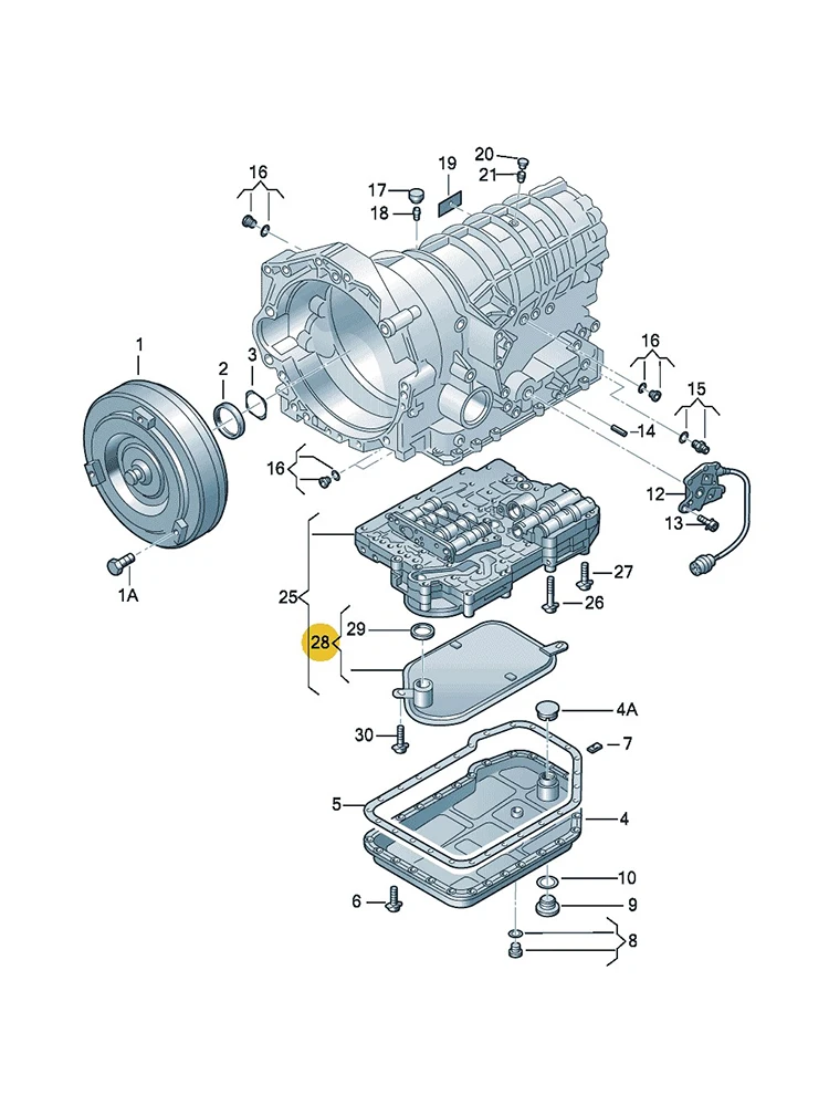 BOICY Gearbox oil filter for 1.8T VW Passat Phaeton Audi A4/S4 A6/S6 Avant quattro A8/S8 Superb 01V325429 01V 325 429