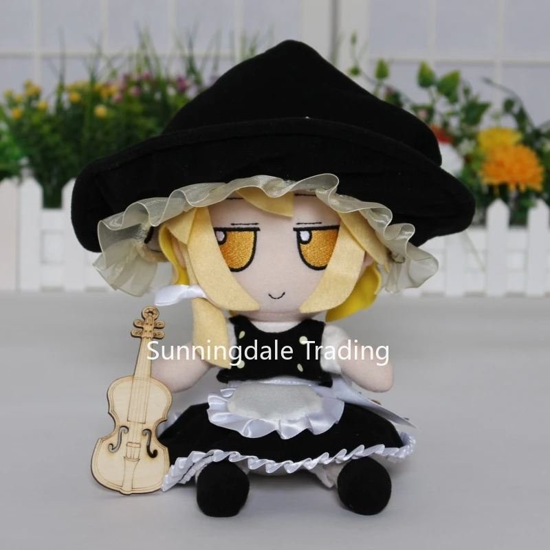 Marisa Kirisame Plush Toy Touhou Project Cosplay Doll Cute Mini Pillow 22cm