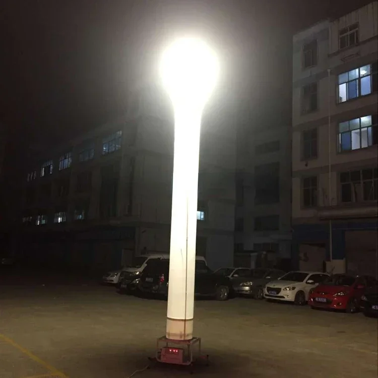 Direct manufacturer inflatable lighting tower for emergency working