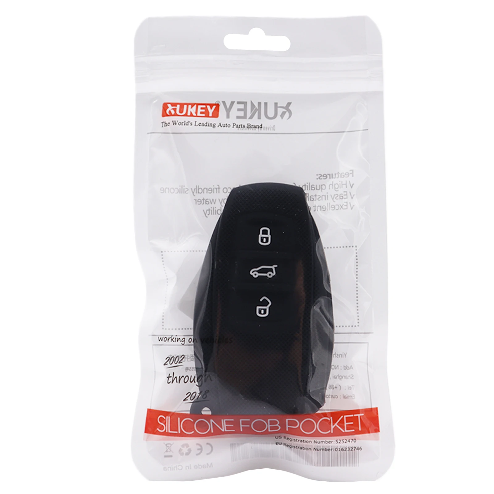 Remote Silicone Cover For Volkswagen Touareg 2011-2018 Remote Rubber Keyless Key Case Fob Protection Smart Entry Shell 3button