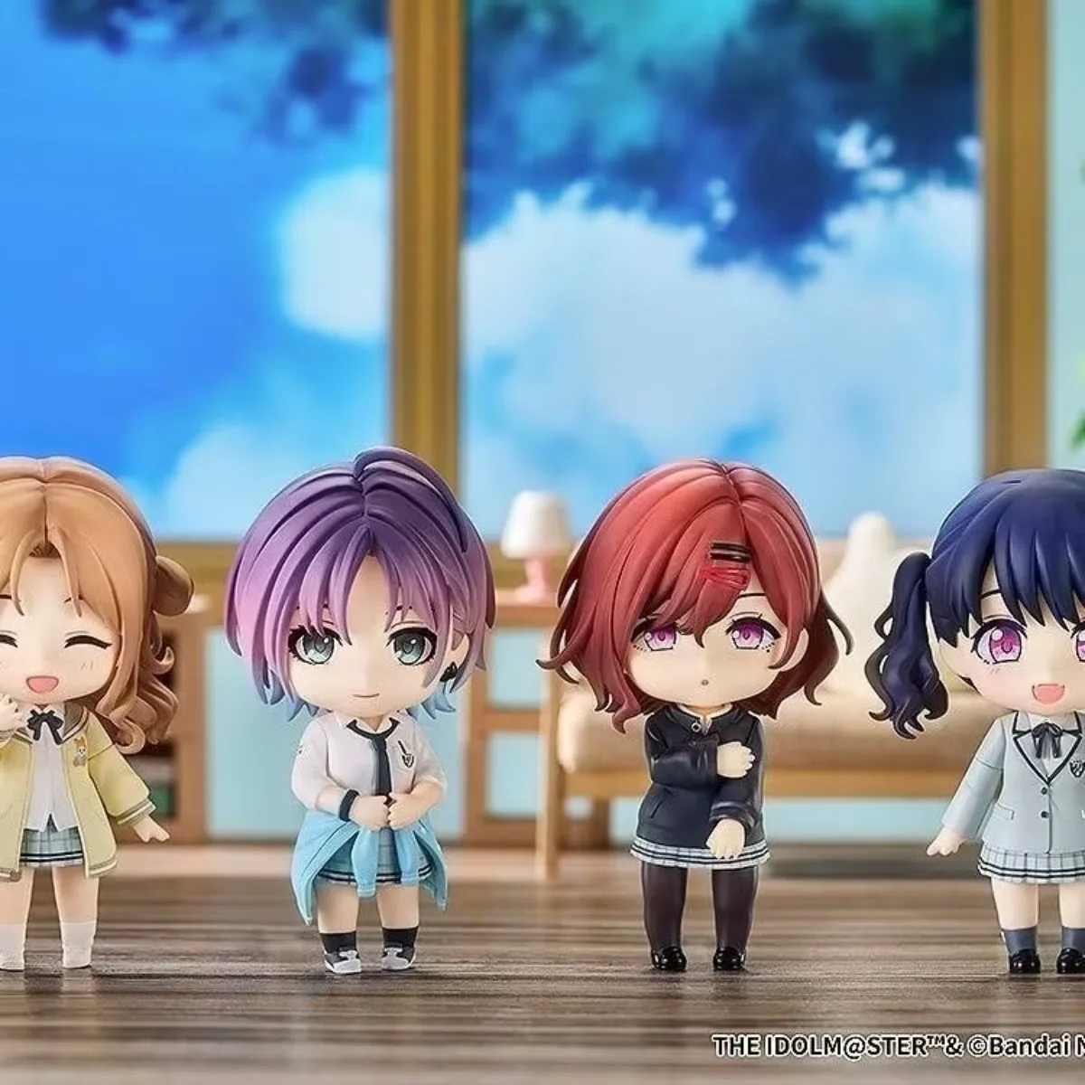 Idol Master Shining Color Q Version Clay Higuchi Roundincense Asakura Toru Ichikawa Hatsuki Movable Face Changing Figure