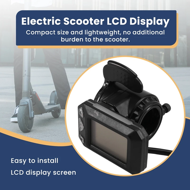 36V 350W Folding Scooter Controller Kit Electric Scooter Controller LCD Display Brake Accelerator Throttle Set(36V)