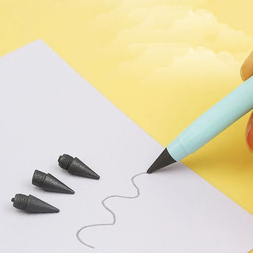 

Cute Eternal Posture Pencil Novelty No Ink Eternal Pencils No Sharpening Unlimited Writing Art Sketch Painting Tools