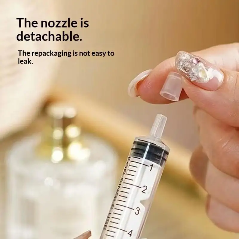 Universeller, transparenter Spritzen-Parfüm-Spender mit Nadelwerkzeug und Konvertierungskopf für präzises Nachfüllen von Flaschen, 1 ml–50 ml, Transferpumpe. – Detail 6