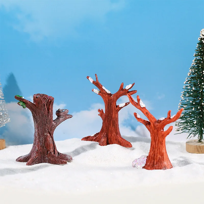 

Christmas Tree Micro Landscape Ornament Snowflake Tree Christmas Landscape Accessories Materials Christmas Accessories Ornament