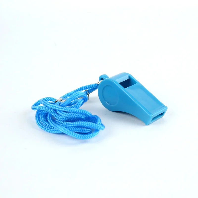 Sporting Goods Plastic Whistle Colorful Cheer Referee Whistle Fan Cheerleading Referee Whistles Outdoor Survival Tools