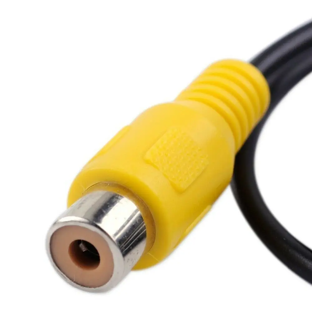 FAKRA อะแดปเตอร์สำหรับการเชื่อมต่อวิดีโอของกล้อง AV-IN RCA อะแดปเตอร์สำหรับจอดรถ-FAKRA ไปยังสายเคเบิลอะแดปเตอร์วิดีโอ RCA