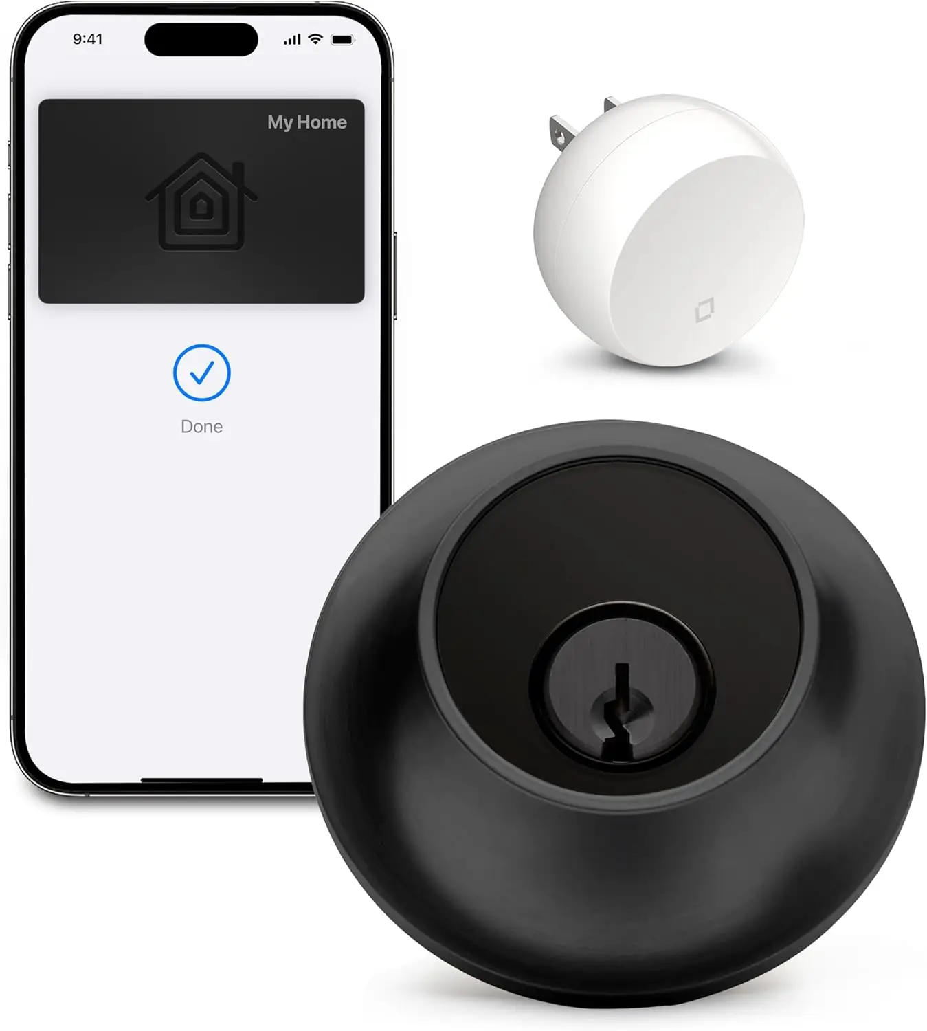 

(Wi-Fi) Smart Lock World's Smallest Smart Lock Plus Apple Home Keys Lock/Unlock from Anywhere Level App for