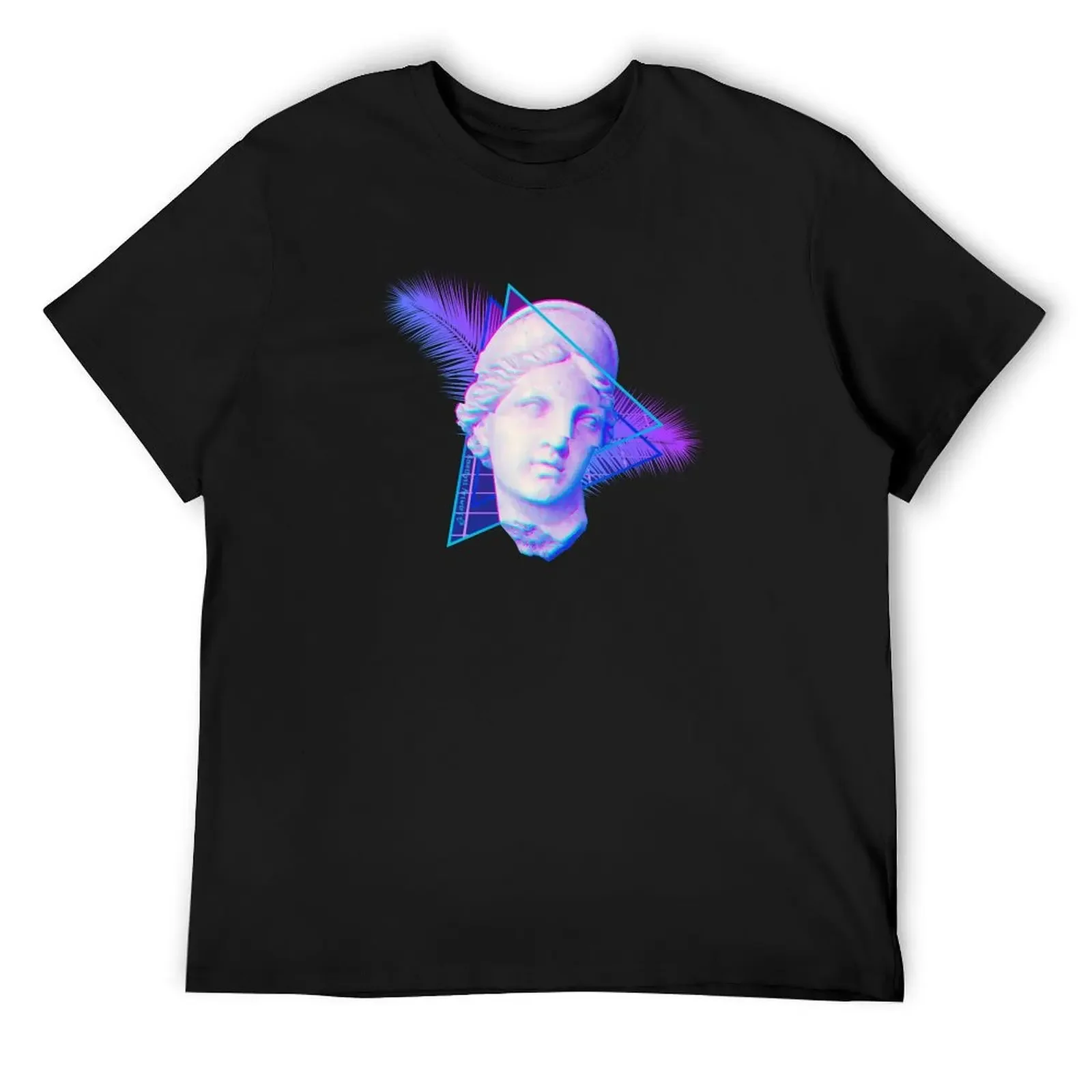 Tropical Trippy Vaporwave Sculpture T-Shirt shirts graphic tee customs design your own shirts men