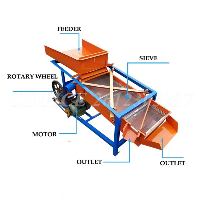 Máquina de clasificación de peso de semillas de grano, cribado de maíz y soja, máquina de limpieza de arroz y trigo, suministro directo de fábrica