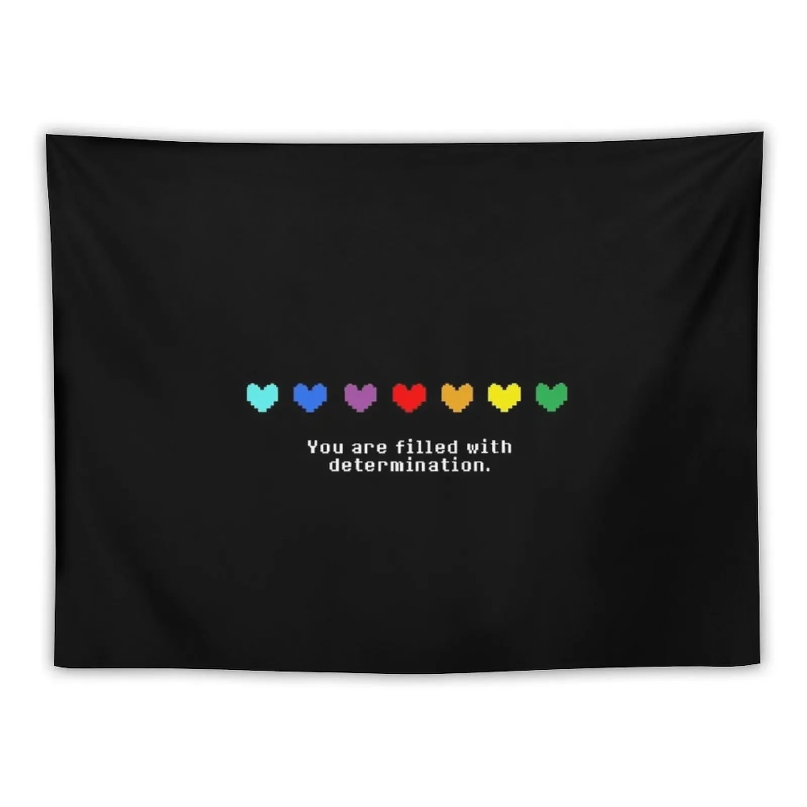 

Undertale - You are Filled with Determination. Tapestry Aesthetic Home Decor Aesthetic Room Decors Tapestry