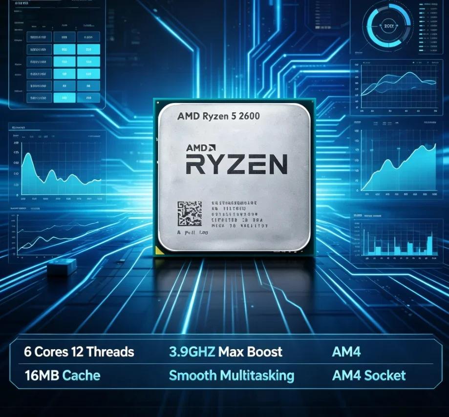 processore-desktop-amd-r5-2600-multi-task-boost-12mb-cache-12nm-socket-am4-6c12t-compatibile-con-tutte-le-schede-madri-am4-senza-ventola-inclusa