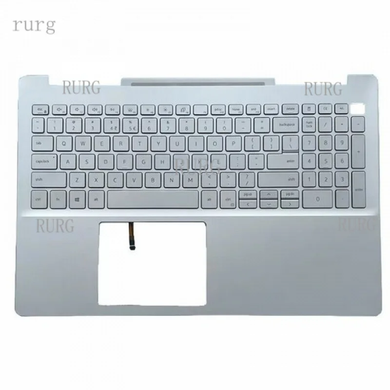 

L новый для Dell Inspiron 15 7591, упор для рук с клавиатурой с подсветкой (серебристый), 0PJ1JN, 15,6 дюйма