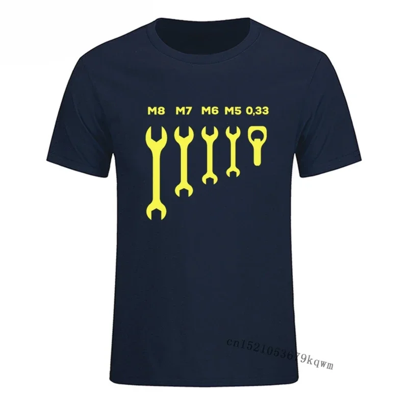 Wrench Jaw Spanner Beer Car Mechanic T-Shirt 3d Printed T Shirt Men Summer Casual Tops Tees Funny Tshirt Streetwear